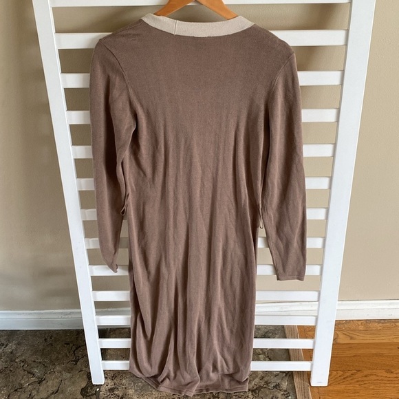 Cabi Women's Taupe Genteel Long Button-Up Cardigan Sweater Size X Small #6161 - Picture 8 of 15